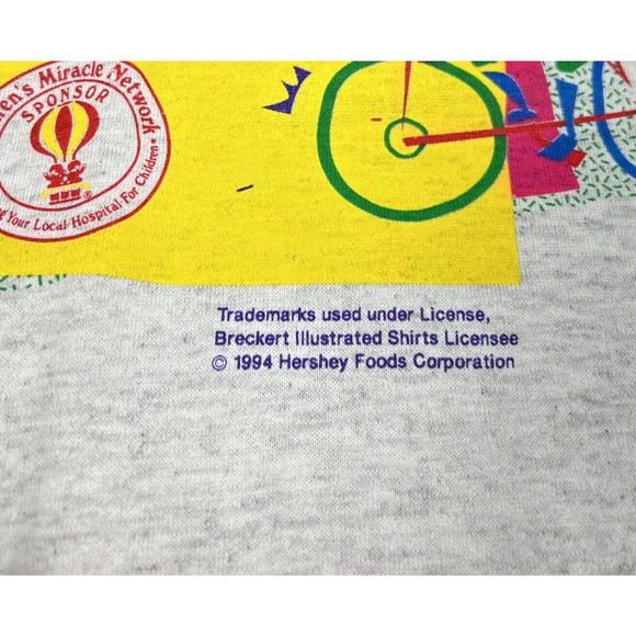 Vintage 90's Hershey's Children's Miracle Network Single Stitch T-Shirt Size XL - Picture 6 of 12